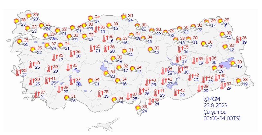 Meteoroloji il il açıkladı. Aşırı sıcaklar devam edecek mi? 17